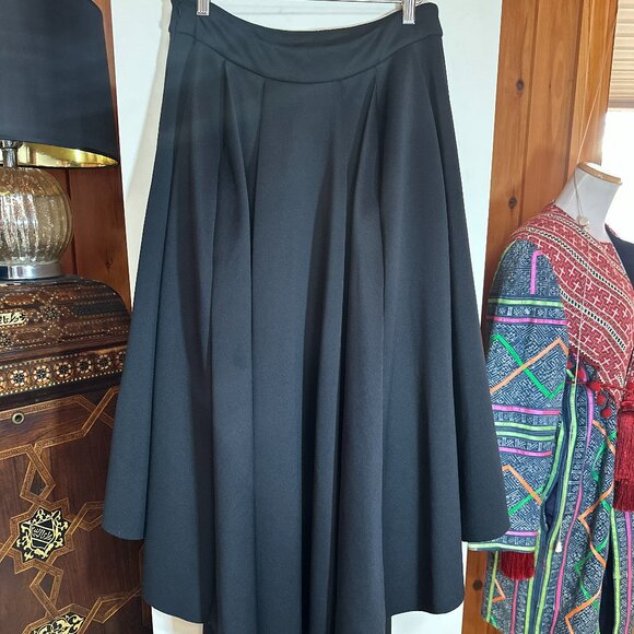 ASOS Black Full High Low Maxi Skirt – 8 - Picture 3 of 5